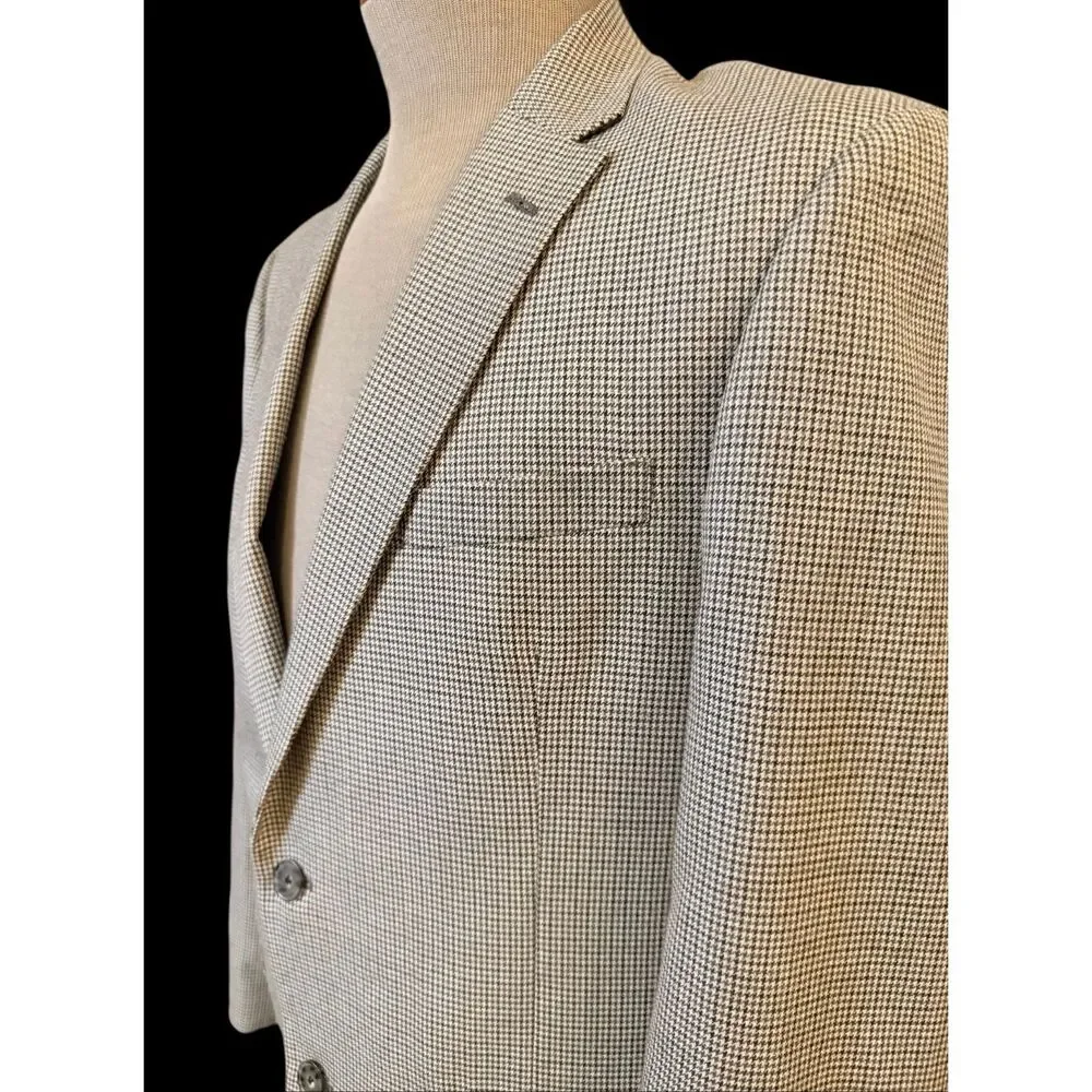 Tommy Hilfiger Micro Houndstooth 2-Button Sport Coat 42R